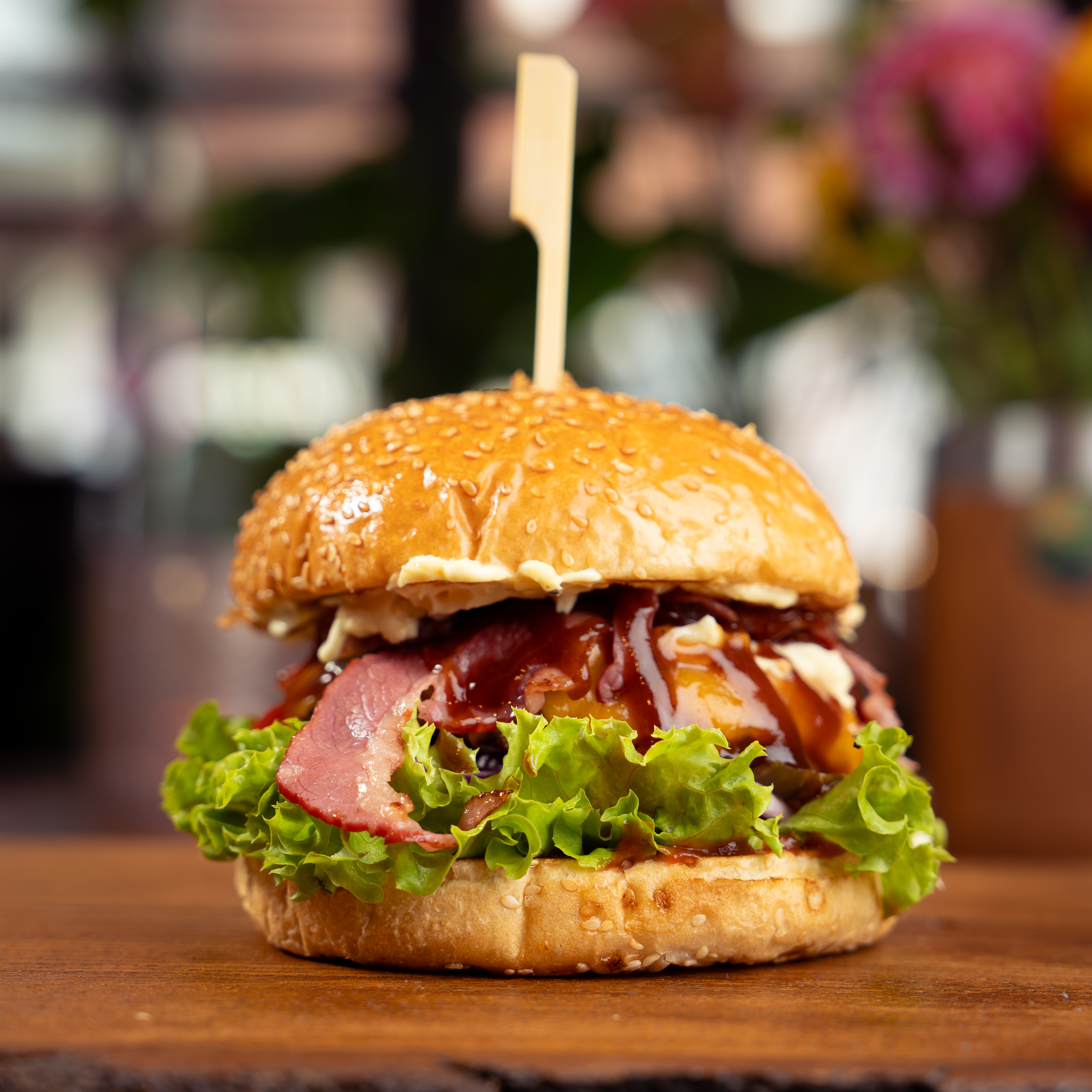 Schonend gegrillter Burger